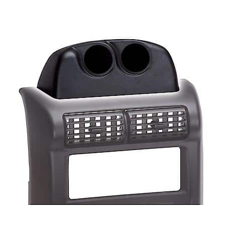Gauge Mount; Dash Top; Dual; 2 1/16"; Jeep Wrangler; 97-06 TJ
