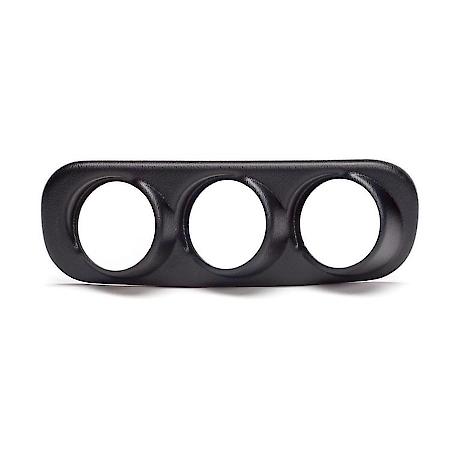 Gauge Mount; Dash Console Bezel; Triple; 2 1/16"; Dodge Ram 03-05