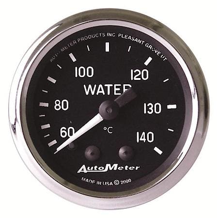 Gauge; Water Temperature; 2 1/16"; 60-140Deg.C; Mechanical; Cobra
