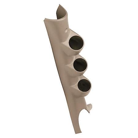 Gauge Mount; A-Pillar; Full; Triple; 2 1/16"; Tan; Dodge Ram 03-09