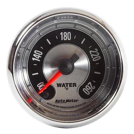 Gauge; Water Temperature; 2 1/16"; 260 Deg. F; Digital Stepper Motor; American Muscle