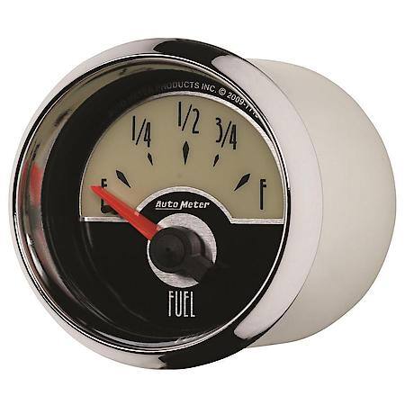 Gauge; Fuel Level; 2 1/16"; 0Oe To 90Of; Electric; Cruiser