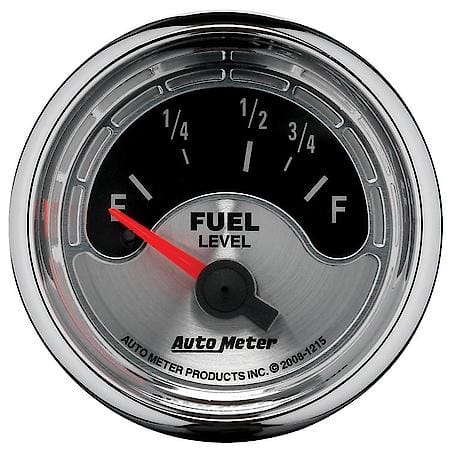 Gauge; Fuel Level; 2 1/16"; 73Oe To 10Of; Electric; American Muscle