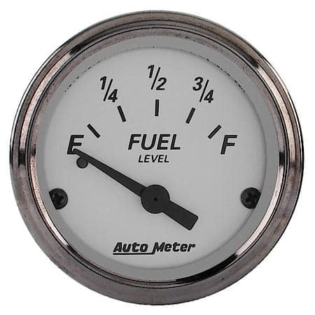 Gauge; Fuel Level; 2 1/16"; 0Oe To 90Of; Electric; American Platinum