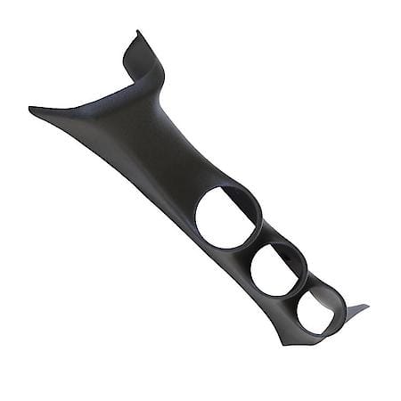 Gauge Mount; A-Pillar; Full; Triple; 2 1/16"; Ford Super Duty 08-10