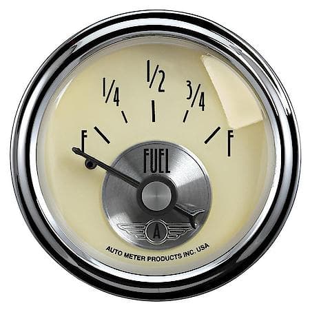 Gauge; Fuel Level; 2 1/16"; 240Oe To 33Of; Electric; Prestige Antique Ivory