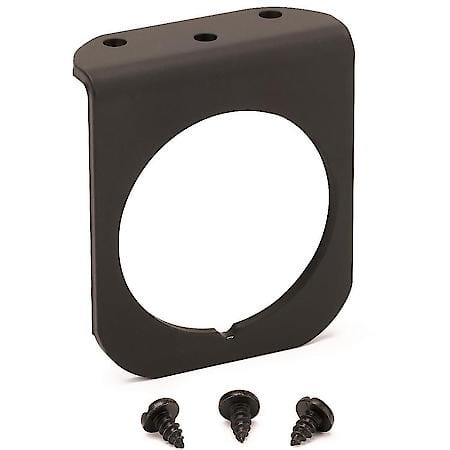 Gauge Mounting Panel; Single; 2 1/16"; Black; Aluminum