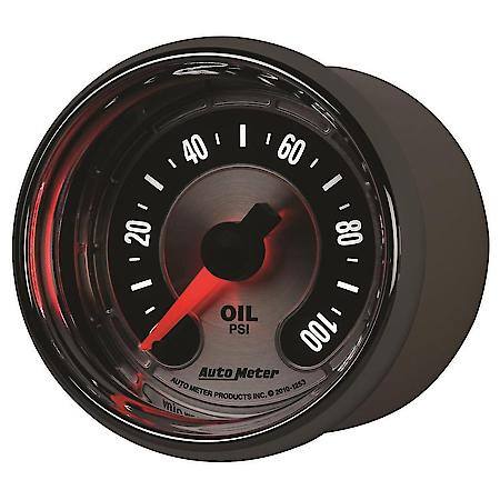 Gauge; Oil Press; 2 1/16"; 100 PSI; Digital Stepper Motor; American Muscle