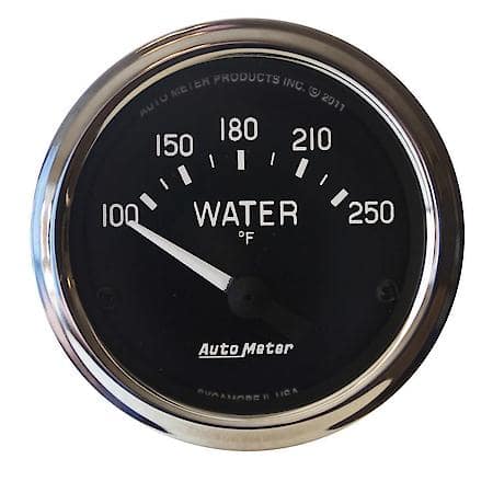 Gauge; Water Temperature; 2 1/16"; 100-250 Deg. F; Electric; Cobra