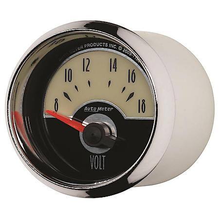 Gauge; Voltmeter; 2 1/16"; 18V; Electric; Cruiser