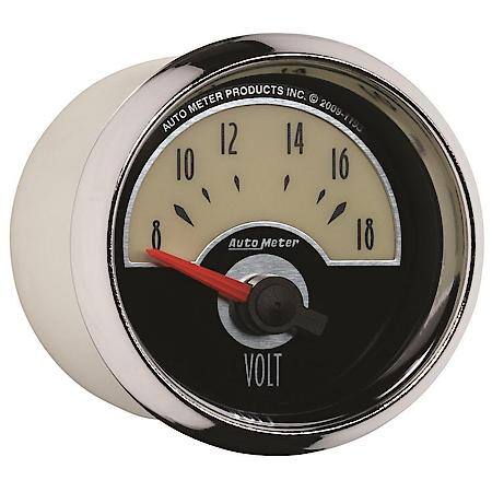 Gauge; Voltmeter; 2 1/16"; 18V; Electric; Cruiser
