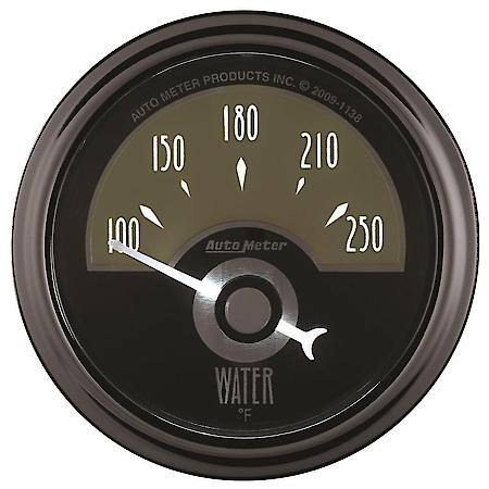 Gauge; Water Temperature; 2 1/16"; 250 Deg. F; Electric; Cruiser AD