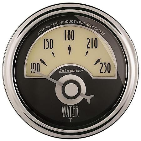Gauge; Water Temperature; 2 1/16"; 250 Deg. F; Electric; Cruiser AD