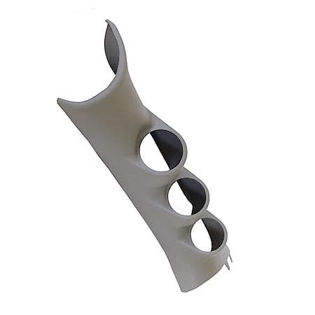 Gauge Mount; A-Pillar; Full; Triple; 2 1/16"; Tan; Dodge Ram 10+