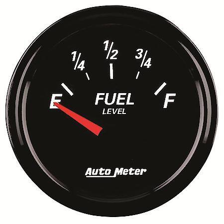 Gauge; Fuel Level; 2 1/16"; 240Oe To 33Of; Electric; Designer Black II