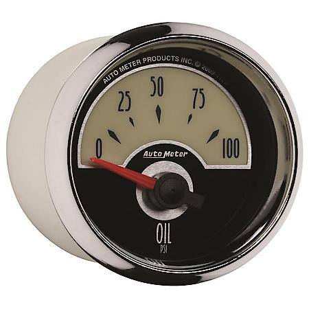 Gauge; Oil Press; 2 1/16"; 100 PSI; Electric; Cruiser