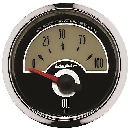Gauge; Oil Press; 2 1/16"; 100 PSI; Electric; Cruiser
