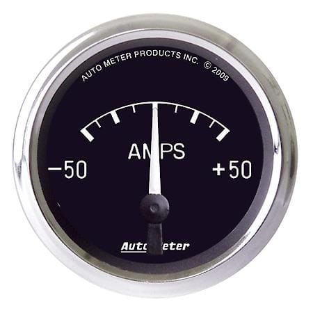 Gauge; Ammeter; 2 1/16"; 50A; Electric; Cobra