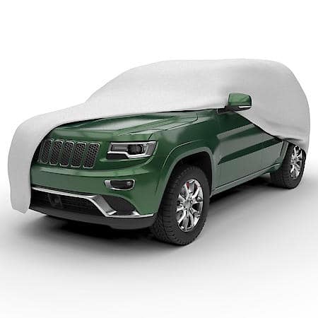 Rain Barrier SUV Cover Grey Size U3 Fits up to 19 ft. 1 in. L, Water Resistant Breathable