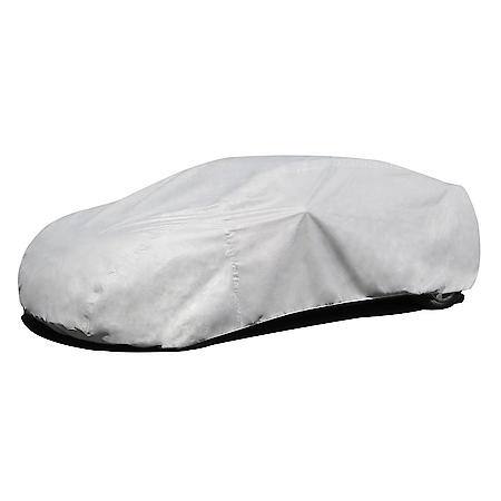 Budge Basic Car Cover, Gray, Size 1: Fits up to 13'1" L, Scratch Resistant