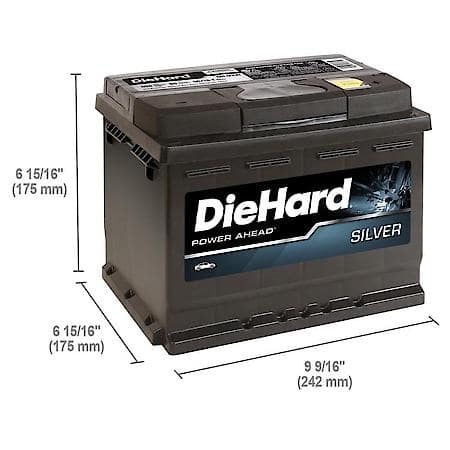 Battery : T5 Group Size, 590 CCA, 735 CA, 90 Minute Reserve Capacity