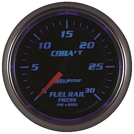 Gauge; Rail Pressure (Ram 5.9L); 2 1/16"; 30K PSI; Digital Stepper Motor; Cobal
