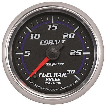 Gauge; Rail Pressure (Ram 5.9L); 2 1/16"; 30K PSI; Digital Stepper Motor; Cobal
