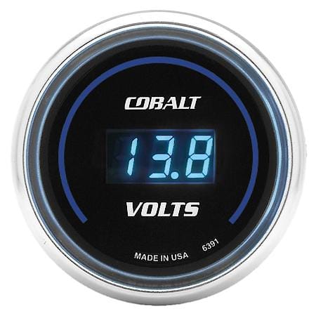 Gauge; Stereo Voltage; 2 1/16"; 19V; Digital; Cobalt