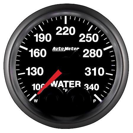 Gauge; Water Temperature; 2 1/16"; 340 Deg. F; Stepper Motor With Peak/Warn; Elite