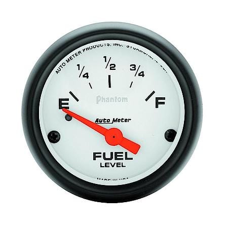 Gauge; Fuel Level; 2 1/16"; 240Oe To 33Of; Electric; Phantom