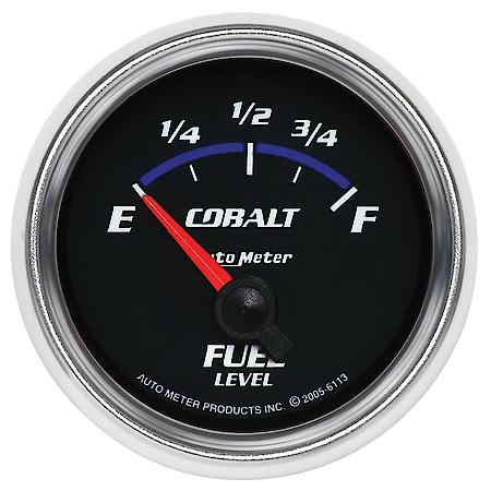 Gauge; Fuel Level; 2 1/16"; 0Oe To 90Of; Electric; Cobalt