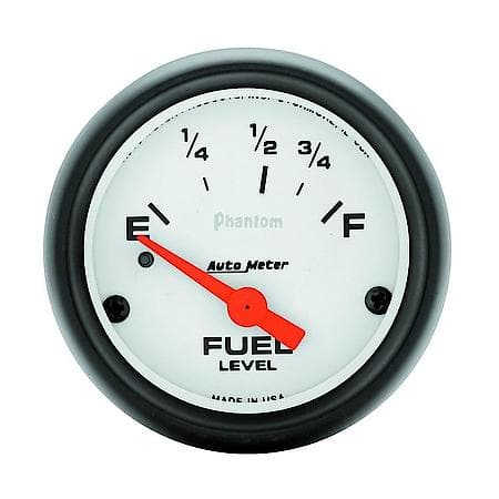 Gauge; Fuel Level; 2 1/16"; 73Oe To 10Of; Electric; Phantom