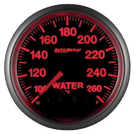 Gauge; Water Temperature; 2 1/16"; 260 Deg. F; Stepper Motor With Peak/Warn; Elite