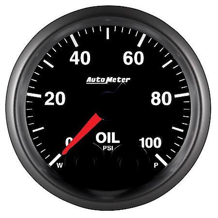 Gauge; Oil Press; 2 1/16"; 100 PSI; Stepper Motor With Peak/Warn; Elite