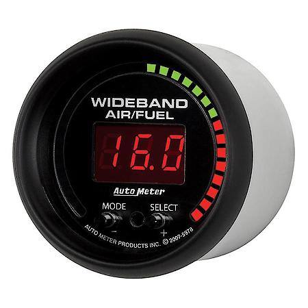 Gauge; Air/Fuel Ratio-Pro; 2 1/16"; 10 1-20 1; Digital With Peak/Warn; ES