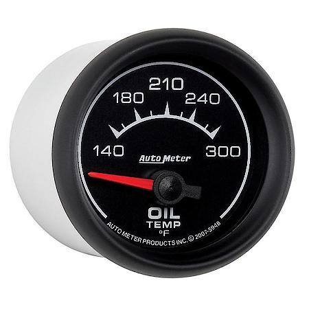 Gauge; Oil Temperature; 2 1/16"; 140-300 Deg. F; Electric; ES