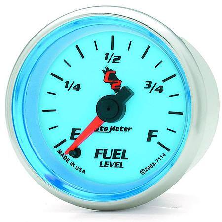 Gauge, Fuel Level, 2 1/16", 0-280 Ohms Programmable, C2