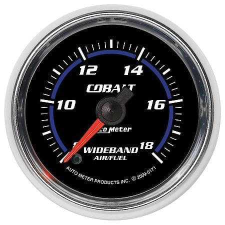 Gauge; Air/Fuel Ratio-Wideband; Analog; 2 1/16"; 8 1-18 1; Stepper Motor; Coba