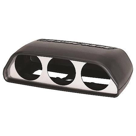 Gauge Mount; Direct Fit Dash Top; Triple; 2 1/16"; Challenger