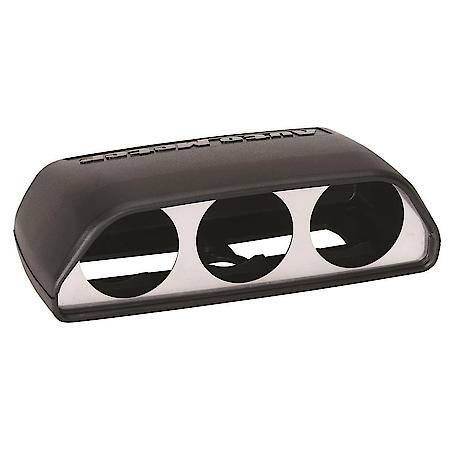 Gauge Mount; Direct Fit Dash Top; Triple; 2 1/16"; Challenger