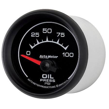 Gauge; Oil Pressure; 2 1/16"; 100 PSI; Electric; ES