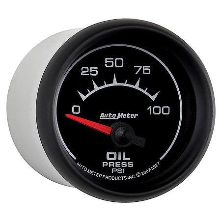 Gauge; Oil Pressure; 2 1/16"; 100 PSI; Electric; ES