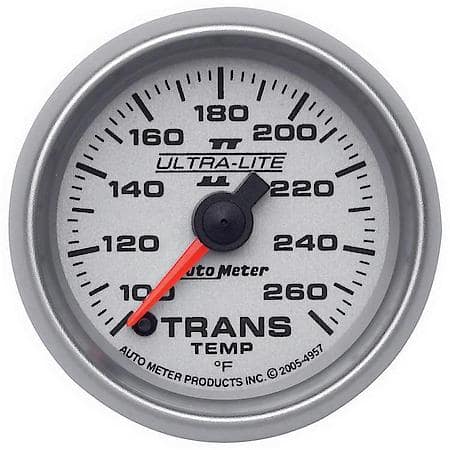 Gauge; Transmission Temperature; 2 1/16"; 100-260 Deg. F; Digital Stepper Motor; Ultra-