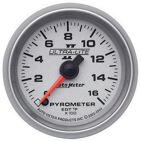 Gauge; Pyrometer (EGT); 2 1/16"; 1600 Deg. F; Digital Stepper Motor; Ultra-Lite