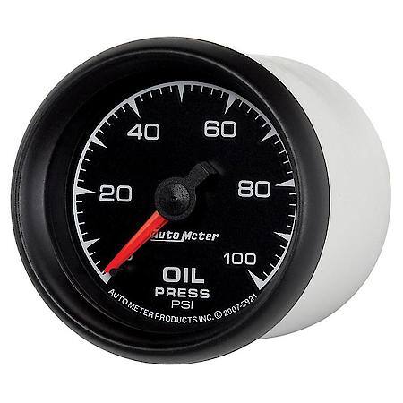 Gauge; Oil Pressure; 2 1/16"; 100 PSI; Mechanical; ES