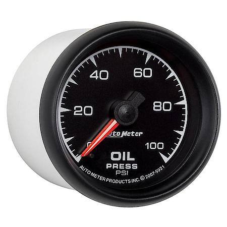 Gauge; Oil Pressure; 2 1/16"; 100 PSI; Mechanical; ES