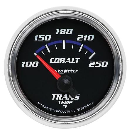 Gauge; Transmission Temperature; 2 1/16"; 100-250 Deg. F; Electric; Cobalt