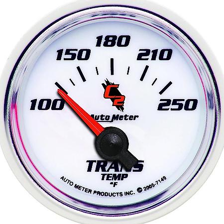 Gauge; Transmission Temperature; 2 1/16"; 100-250 Deg. F; Electric; C2