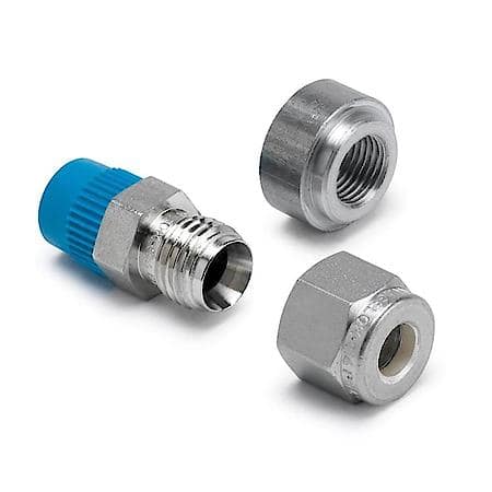 Fitting; Thermocouple Compress; 1/4"; 1/8" NPTF Male; Stainless; Included Weld