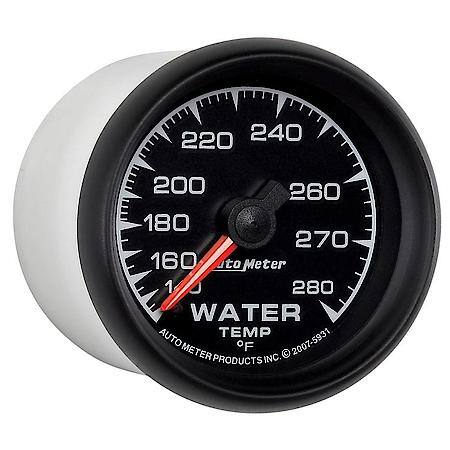 Gauge; Water Temperature; 2 1/16"; 140-280 Deg. F; Mechanical; ES
